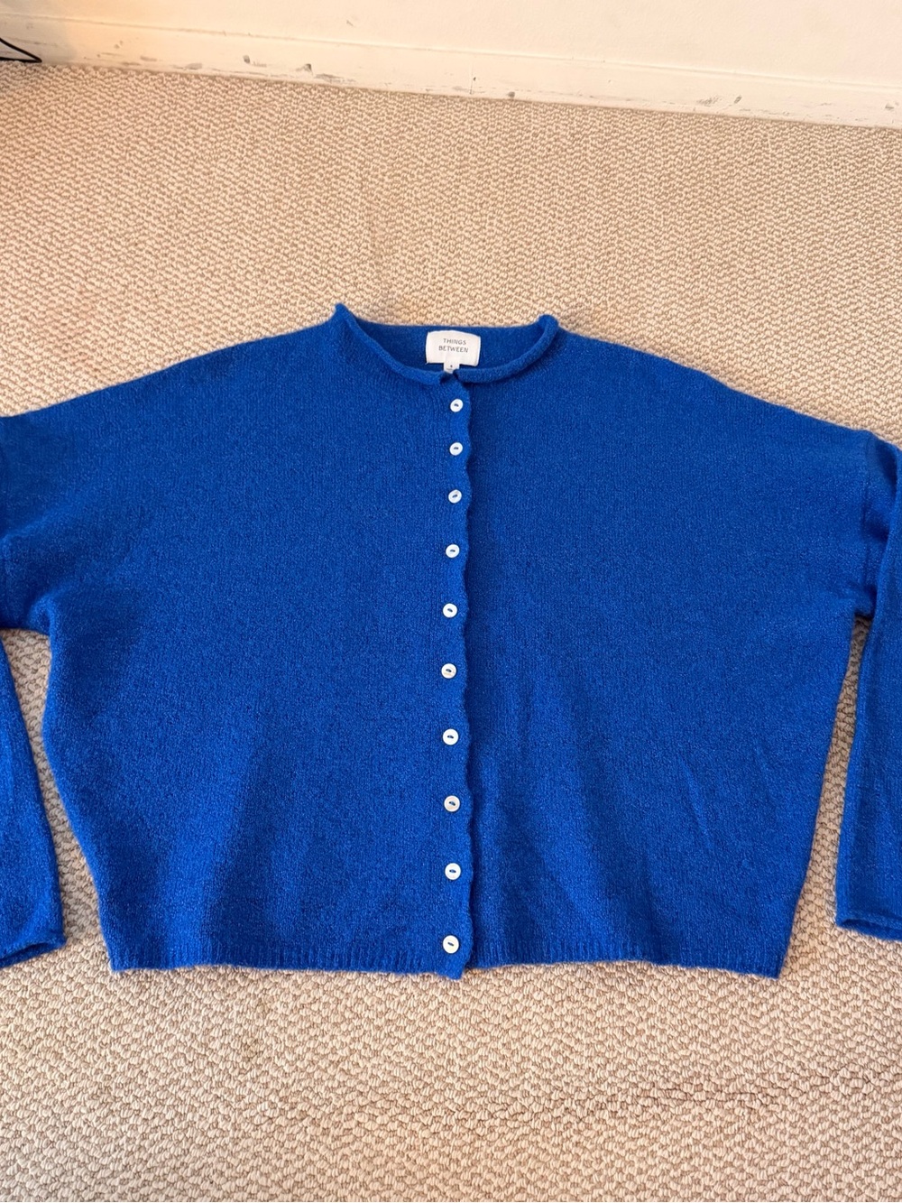 Things Between Blue Cardigan